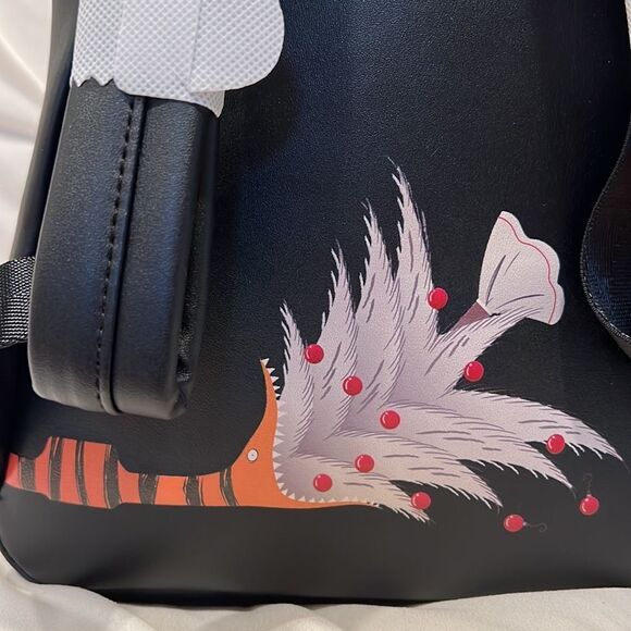 SALE Loungefly Disney Nightmare Before Christmas Lights GLOW Tree Mini Backpack - Picture 8 of 10